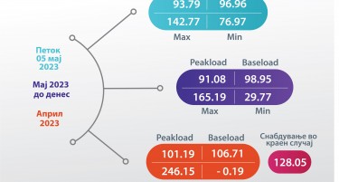 ЕДС Инфо поинт: Просечната цена на струјата на HUPX берзата денескa 96,96 евра за мегават час