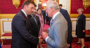 Кралот Чарлс му евоцирал спомени на Бујар Османи од посетата на Македонија во 1998