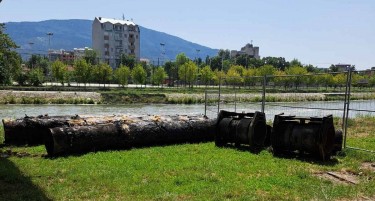 ЕСМ ги извади цевките од опожарениот топловод на мостот „Беласица“