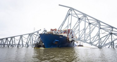 350 милиони долари осигурителна штета за урнатиот мост во Балтимор