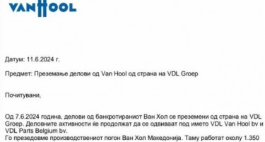 „ДОБРЕДОЈДОВТЕ ВО СЕМЕЈСТВОТО НА VDL“: новите сопственици на „Ван Хол“ со официјален поздрав до вработените во Македонија