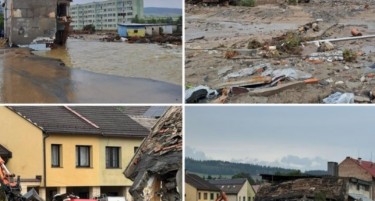 (ВИДЕО) ВО ЈУГОЗАПАДНА ПОЛСКА: Четири мостови се урнаа поради надојдената вода