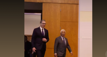 ПО ПОСЕТАТА НА МОСКВА:  Вучиќ вели дека атмосферата за отворање поглавја во ЕУ „не е многу добра“