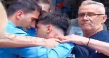 (ВИДЕО) ИНЦИДЕНТ НА КОСОВО: Полицаец му нанесе повреди на вратот на српски матурант