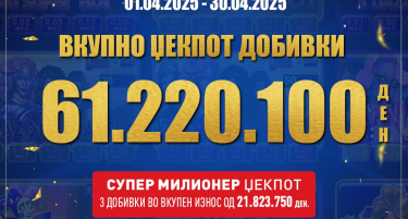 СРЕЌЕН И ДОБИТЕН АПРИЛ СО ВЛТ: ВИДЕОЛОТАРИЈА КАСИНОС АВСТРИЈА НА  ИГРАЧИТЕ ИМ ИСПЛАТИ ЕДЕН МИЛИОН ЕВРА