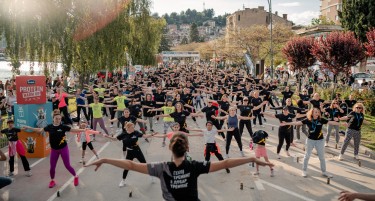 Имлек Протеин Warm Up: Најголемиот фитнес-настан на отворено со повеќе од 500 учесници како дел од Охрид трчаТ 2025
