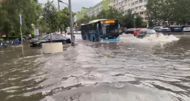 (ВИДЕО) УРНАТИ ДРВЈА, ОШТЕТЕНИ ВОЗИЛА И ДАЛНОВОДИ: Букурешт е под вода