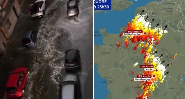 СТРАШНА БУРА ЈА ПОГОДИ ФРАНЦИЈА, ДВЕ ЛИЦА ЗАГИНАА - момче почина откако врз него падна дрво, кружат морничави видеа