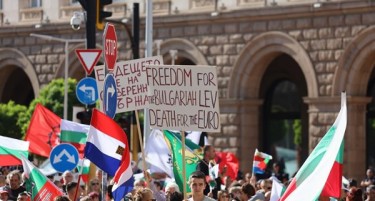 Илјадници Бугари на масовен протест во Софија против воведување на еврото