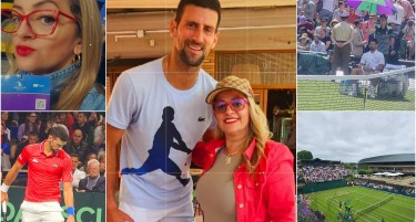Милијардери, светски ѕвезди и една Македонка ги следат мечевите на Новак Ѓоковиќ на Вимблдон и на останатите турнири од првите редови - која е таа?