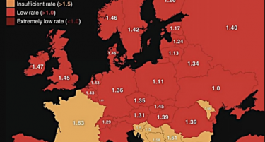 ИЛОН МАСК ОБЈАВИ МАПА НА ФЕРТИЛИТЕТ ВО ЕВРОПА: Само Косово е во зелена боја