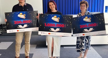 Кој стана милионер со УНИБанка? Извлечени добитниците од наградната игра “Стани милионер со УНИБанка”