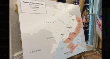 „ТАА ТЕРИТОРИЈА Е ИЗГУБЕНА“ Трамп со мапа пред Зеленски и јасен став околу териториите на Украина