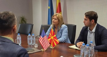 Средба Божиновска со новоименуваниот економски аташе на Амбасадата на Соединетите Американски Држави во Македонија