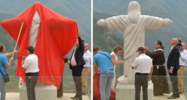 Во албански град поставија статуа на Исус Христос