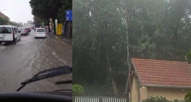 (ВИДЕО) НЕВРЕМЕ ВО СРБИЈА: Улиците беа претворени во реки во Крагуевац