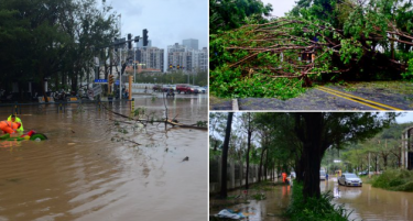 (ВИДЕО) Тајфун искорна дрвја и поплави куќи во Виетнам