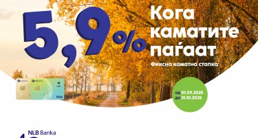 Промотивно со НЛБ Visa кредитните картички, 5,9% фиксна каматна стапка - Вашите трошоци под контрола, со помала камата и поголема сигурност!