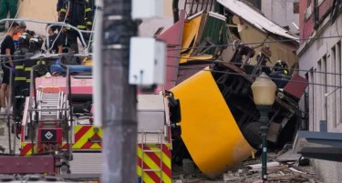 ТРАГЕДИЈА ВО ПОРТУГАЛИЈА - Најмалку 15 жртви по излетувањето од шини на познатиот трамвај „Глорија“ во Лисабон