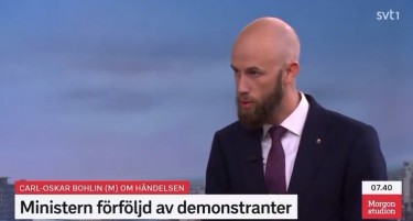 ВИДЕО ОД ШВЕДСКА КОЕ ГО „ЗАПАЛИ“ ИНТЕРНЕТОТ: демонстранти следат министер низ улиците, еве што направи да не му влезат дома