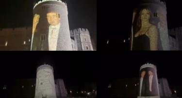 КАКВА ПРОВОКАЦИЈА! ЕВЕ КАКО БЕШЕ ПРЕЧЕКАН ТРАМП ВО ЗАМОКОТ ВИНДЗОР! Претседателот на САД пристигна кај „пријател“ во Велика Британија