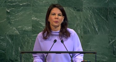 „ОД ГЛАД ВО ГАЗА ДО ВОЈНА ВО УКРАИНА“ - Бербок: Светот е на крстопат по 80 години ООН