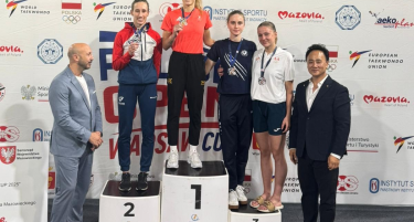 ВИДЕОЛОТАРИЈА ГОРДО ГО СЛАВИ УСПЕХОТ: БРОНЗА ЗА МИЛИЈАНА РЕЛИЌ НА ОПЕН Г1