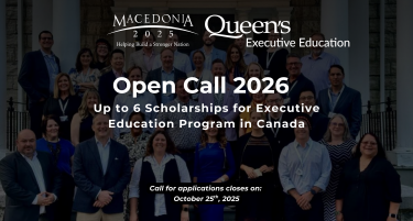 Македонија2025 отвора врати кон светот: Два повика за идните лидери за стипендии за извршно образование во 2026 година