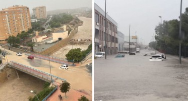 (ВИДЕО) Бура ја зафати Шпанија, се очекуваат поплави