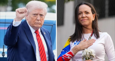 Трамп вели дека му се јавила опозиционерката Мачадо од Венецуела откако ја добила Нобеловата награда за мир