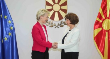 „ОД ФОН ДЕР ЛАЈЕН ОЧЕКУВАМ КРЕАТИВНИ ПРЕДЛОЗИ И РЕШЕНИЈА“: Силјановска Давкова пред средбата со претседателката на Европската комисија