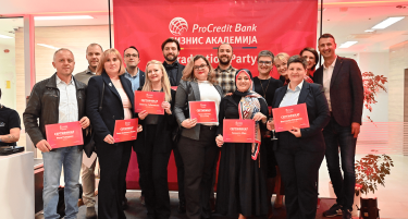 90 претприемачи успешно го завршија првото издание на ПроКредит Бизнис Академијата