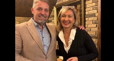 Лукровски објави фотографија со Маја Мојсова: СДСМ се огради, не даваат поддршка на кандидатот за градоначалник на Карпош