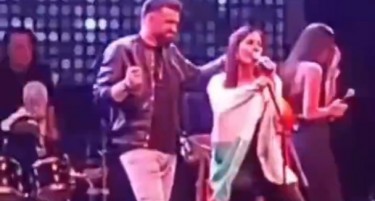 ВИДЕО: „МИ РЕЧЕ ДЕКА НЕ БИЛА СВЕСНА ЗА ОДНОСИТЕ МЕЃУ МАКЕДОНИЈА И БУГАРИЈА“: Македонскиот пејач кој беше на сцената со Цеца даде објаснување за ситуацијата со знамето