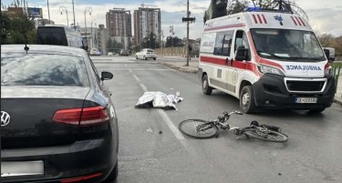 Полицијата го уапси возачот кој удри велосипедист во Скопје и избега
