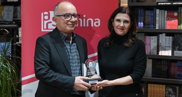 Ермис Лафазановски, добитник на наградата „Оливера Николова“: Романот „Џинџуџе“ е потрага по вистината, убавината и добрината