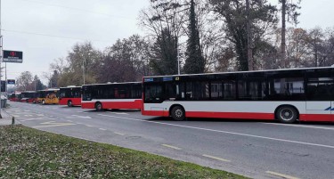 Новите 55 приватни автобуси од денеска во сообраќај низ Скопје