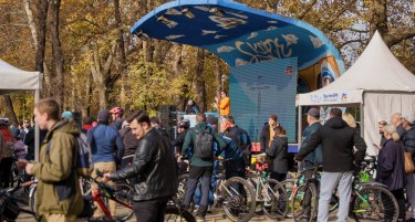 Речиси 400 велосипедисти возеа за машко здравје за време на настанот„Пуштам брк, бркам здравје“ на dm drogerie markt!