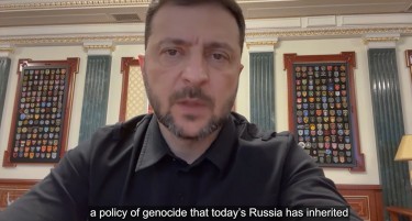 „Вистинскиот мир секогаш се гради врз загарантирана безбедност и правда“: Зеленски со ново обраќање до јавноста