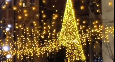 (ВИДЕО) НОВОГОДИШНАТА МАГИЈА ПРИСТИГНА ВО ЦЕНТАР: Еве како изгледа општината во новогодишно руво